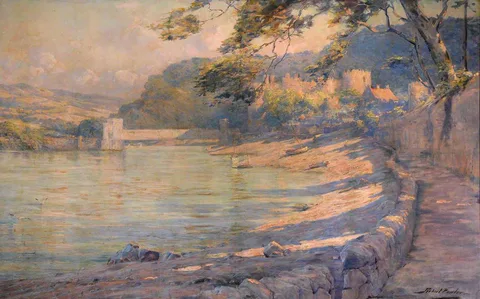 Robert Fowler, A View of Conway Bridge and Castle