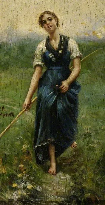 Francesco Paolo Michetti, Study for 'The Return from the Campagna'