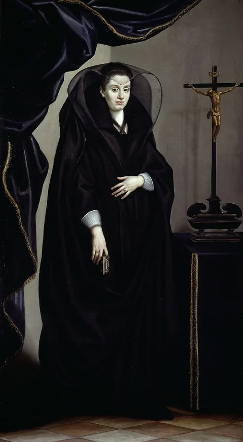 Jacopo da Empoli, Portrait of a Noblewoman Dressed in Mourning