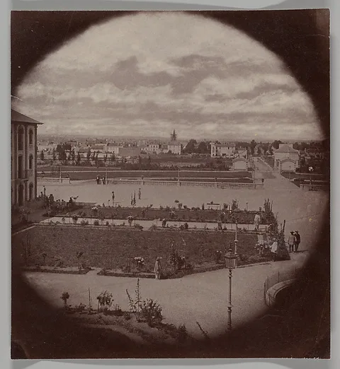 Charles Nègre, Asile impériale de Vincennes, vue de Charenton