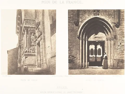 Charles Nègre, Profil du Portail; Entrée Du Cloitre, Arles, Eglise Metropolitaine de Saint-Trophime