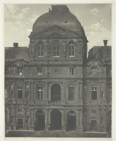 Charles Nègre, Paris: Pavillon de l'Horloge, the Louvre