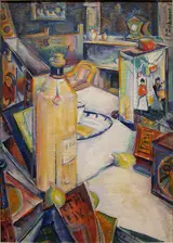 Preston Dickinson, Still Life in Interior