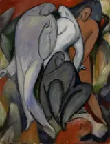 Albert Bloch, Four Pierrots