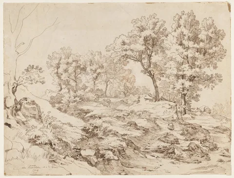 Friedrich Preller the Elder, La Serpentara near Olevano