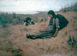 Alexander Mann, Idling on the Sands, Forvie