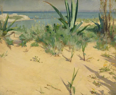 Alexander Mann, Sand Dunes, Tangier