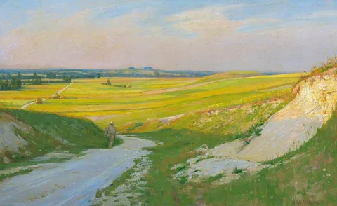 Alexander Mann, The Road to Wittenham Clumps near Oxford