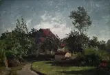 Sophus Jacobsen, Bondegård i kveldslys