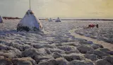Henryk Weyssenhoff, Lithuanian swamps under snow