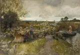 Robert Walker Macbeth, Sheepshearing In The Fens