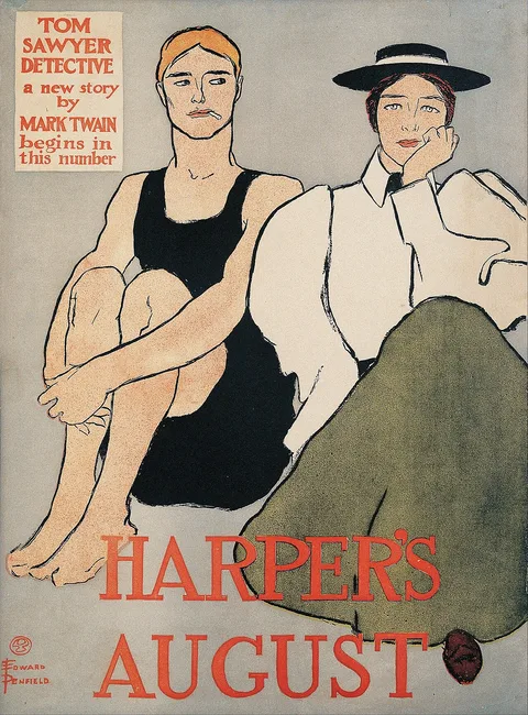 Edward Penfield, Harper's August. Tom Sawyer Detective