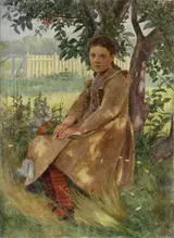 Horatio Walker, In the shade of the apple tree