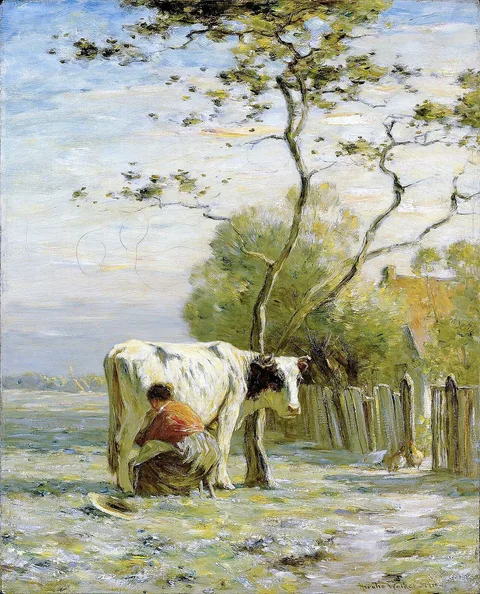 Horatio Walker, Morning Milking