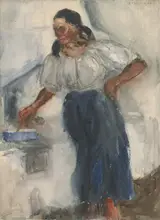Miloš Jiránek, Woman at the Stove