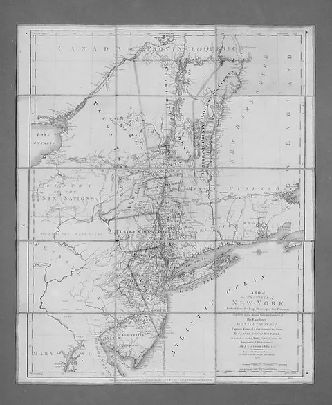 William Faden, Map of the Province of New York