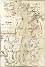 William Faden, A Plan of the Operations of the King's Army under the Command of General Sr. William Howe, K.B. in New York and East New Jersey, against the American Forces Commanded by General Washington, From the 12th. of October, to the 28th. of November 1776
