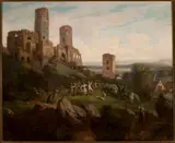 Henryk Pillati, Ruins of the castle – merry-making in Tenczynek