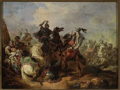 Henryk Pillati, Battle of Lithuanians with the Teutonic knights