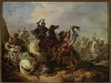 Henryk Pillati, Battle of Lithuanians with the Teutonic knights