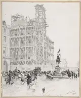 Giuseppe De Nittis, Place des Pyramides, Paris