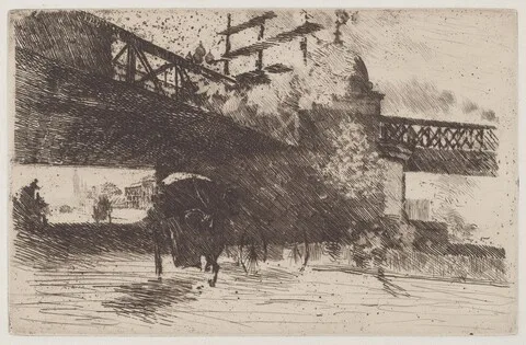 Giuseppe De Nittis, View Taken in London (Vue prise á Londres)