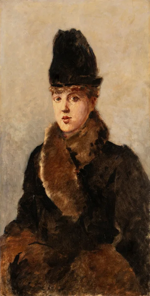 Giuseppe De Nittis, Portrait of a Parisian woman