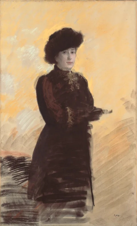 Giuseppe De Nittis, The woman with the black glove