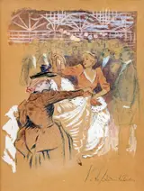 Louis Auguste Mathieu Legrand, The Cancan at the Bullier Ball