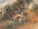 Carl Schindler, Foraging Hussars