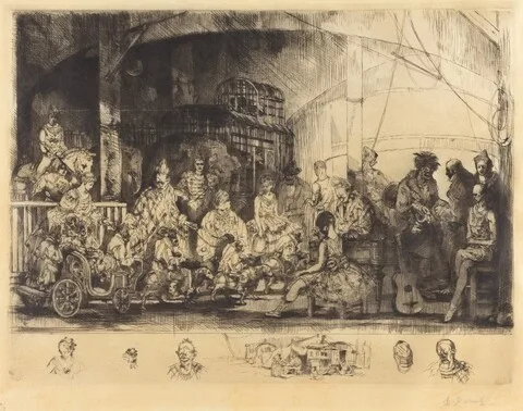 Auguste Brouet, Frattelini Circus