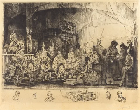 Auguste Brouet, Frattelini Circus