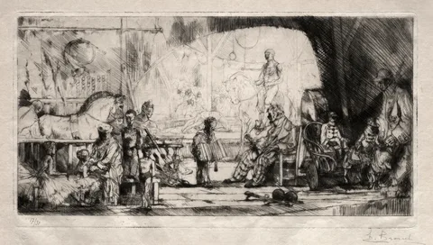 Auguste Brouet, The Pinder Circus
