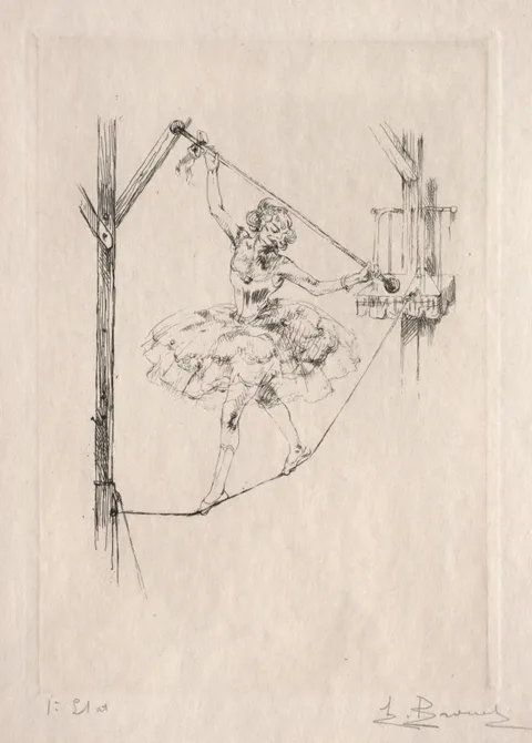 Auguste Brouet, Tightrope Dancer