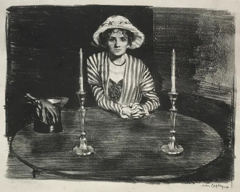John Copley, Study No. 4:  Waiting