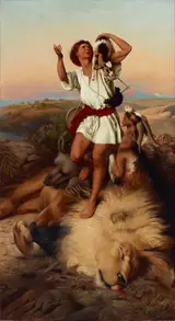William Strutt, David's first victory