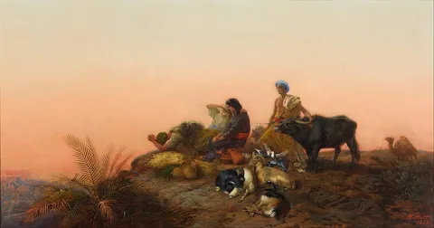 William Strutt, Jerusalem pilgrims