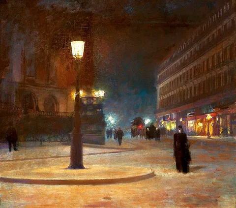 Ludwik de Laveaux, Place de l'Opéra in Paris.