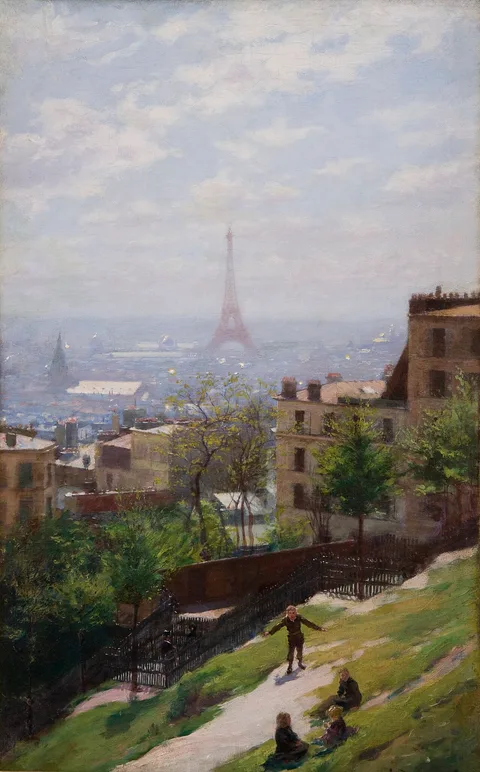 Ludwik de Laveaux, Fragment of the Panorama of Paris