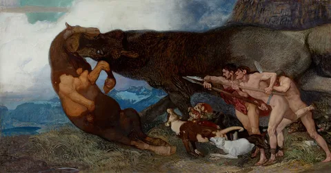 Rudolf Jettmar, Fighting with a Monster