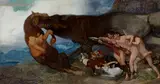 Rudolf Jettmar, Fighting with a Monster
