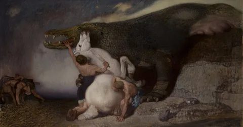 Rudolf Jettmar, Dragons and Beasts (Fighting the Monster)