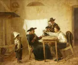 Luigi Zuccoli, Card Players