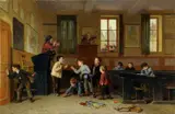 Théophile Emmanuel Duverger, When the Cat's Away the Mice Will Play