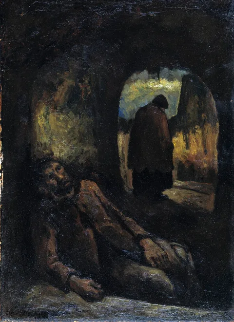 Eugene Higgins, Hunger under a Bridge