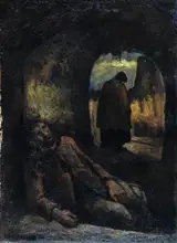 Eugene Higgins, Hunger under a Bridge