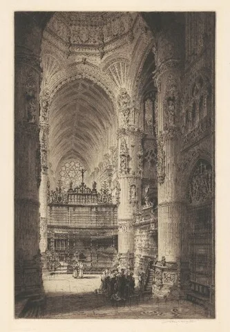 Albany E. Howarth, The Great Screen & Choir, Burgos