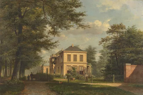 Everhardus Koster, Het buiten Zorg Vrij aan de Kleine Houtweg te Haarlem