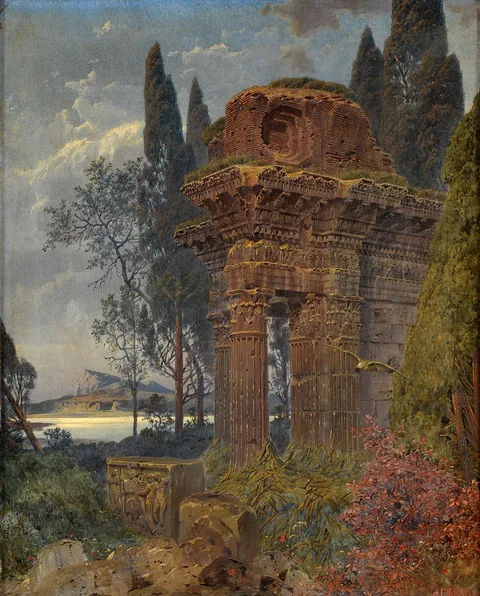Ferdinand Knab, Ruin Landscape