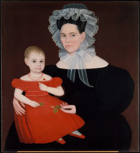 Ammi Phillips, Mrs. Mayer and Daughter